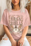 Rock & Roll Wings Guitar Mineral Graphic Tshirts