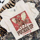 Pucker Up Cowboy Western Tee Unisex T-shirt, Sweatshirt, Hoodie, Long Sleeve Tee