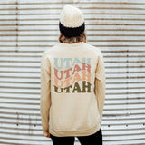 Utah Wavy Crewneck Sweatshirt | Sizes S-2XL