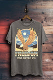 Freedom Will Never Die Eagle Graphic Top