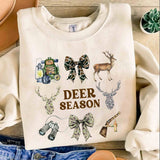 Deer Season Hunting Sweatshirt - Girly Camouflage Style