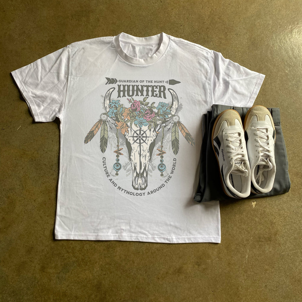 VINTAGE GUARDIAN OF THE HUNT HEAVYWEIGHT WHITE T-SHIRT