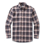 Men's Hawaiian Shirt Flannel Button-down Long Sleeve Classic Check Shirt - BLUE Classic Flannel Check Shirt-blue