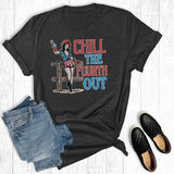 4th of July Cowgirl Graphic Tee