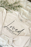 Loved Beyond Cropped Thermal Vintage Pullover