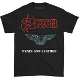 Denim & Leather T-shirt