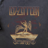 LED VINTAGE ZEPPELIN HEAVYWEIGHT BLACK T-SHIRT