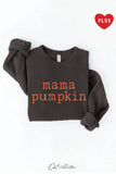 Mama Pumpkin  Plus Graphic Sweatshirt