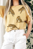 Leopards Mineral Graphic Long Crop Top