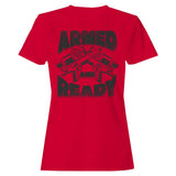 Armed and Ready Graffiti Art Women's T-Shirt