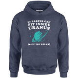 63 Earths Can Fit Inside Uranus - Unisex Hoodie