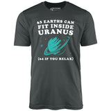 63 Earths Can Fit Inside Uranus - Unisex T-Shirt