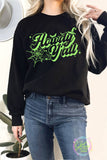 Halloween Howdy Y'all Glow in the Dark Terry Sweatshirts