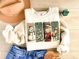 Retro Christmas Santa Claus T-Shirt Design Merry Christmas