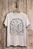 Consider How the Wild Flowers Grow Graphic Top