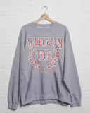 Texas Tech Wreck Em Tech Plaid Crest Thrifted Sweatshirt