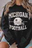 Michigan Football Graphic Brushed Sweatshirts