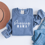Praying Mama Mothers Day Christian Crewneck Sweatshirt