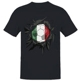 Italy Soccer Ball Smash Men's T-Shirt