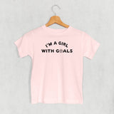 I'm A Girl with Goals Soccer (Kids)
