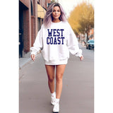 West Coast  Vintage Graphic Oversizes Sweatshirts