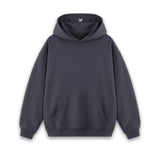 Solid Color Hoodie For Men Classic Basic Hoodie - CHARCOAL GRAY