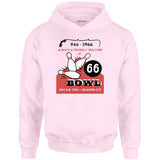 66 Bowl - Oklahoma City, OK - Vintage Bowling Alley - Unisex Hoodie