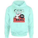 66 Bowl - Oklahoma City, OK - Vintage Bowling Alley - Unisex Hoodie