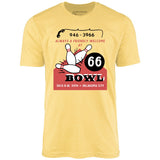66 Bowl - Oklahoma City, OK - Vintage Bowling Alley - Unisex T-Shirt