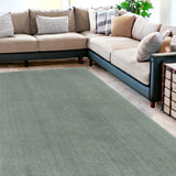 8'X11' Slate Blue Indoor Shag Rug