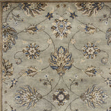 9' X 13' Grey Wool Handmade Area Rug
