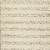 9' X 13' Wool White Area Rug