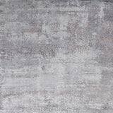 9 X 13 Viscose Slate Area Rug