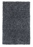 5'X7' Black Heather Indoor Shag Rug
