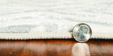 5' X 8' Sand Gray and Green Abstract Area Rug
