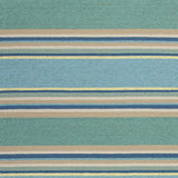 5' X 7' Ocean Stripes Uv Treated Indoor Outdoor Area Rug