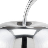 12" X 12" X 13" Buffed Extra Large Polished Apple