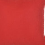Gold And Red Wide Stripe Decorative Throw Pillow Cover.