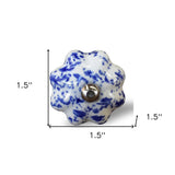 1.5" X 1.5" X 1.5" Ceramic Metal Red 12 Pack Knob