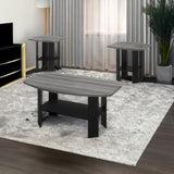 Dark Taupe Table Set - 3Pcs Set