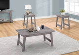 Dark Taupe Table Set - 3Pcs Set