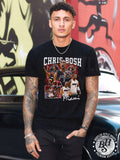 Chris Bosh Vintage 90S Bootleg Style Rap Tee Miami Fan Shirt