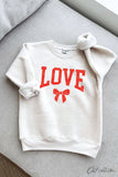 Love Bow Youth Unisex Graphic Sweatshirt