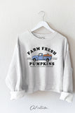 Farm Fresh Pumpkins Mid Graphic Sweatshirt
