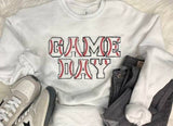 Game Day Baseball Letters Sweatshirt