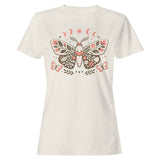 Mystical Floral Moon Art Women's T-Shirt