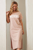 Weekend Mineral Washed Graphic Dress