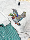 Faux Rhinestone Mallard Dtf Sweatshirt