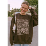 Gratitude Vintage Graphic Sweatshirts