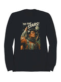 Retro Space Adventure: To the Stars Women's Sweatshirt